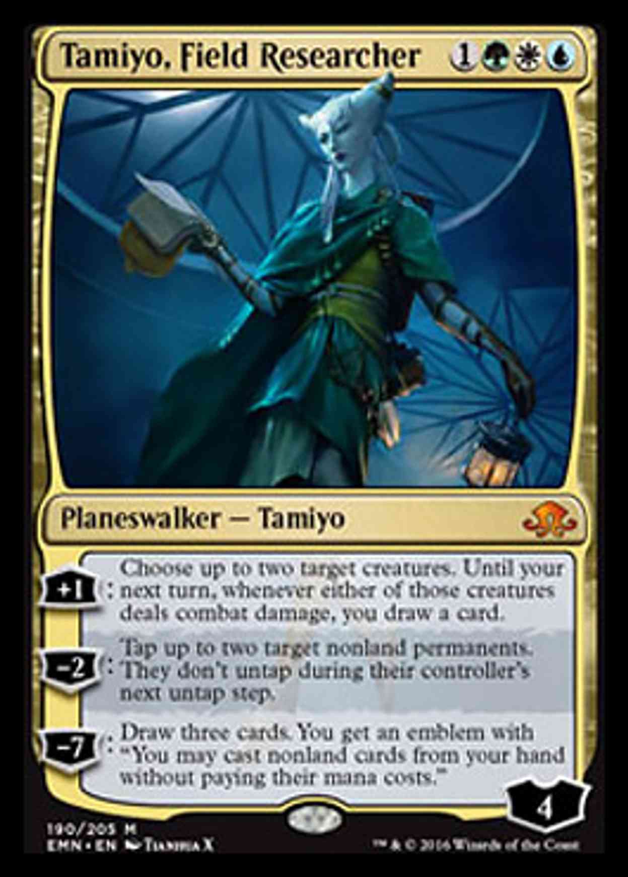 Tamiyo, Field Researcher magic card front