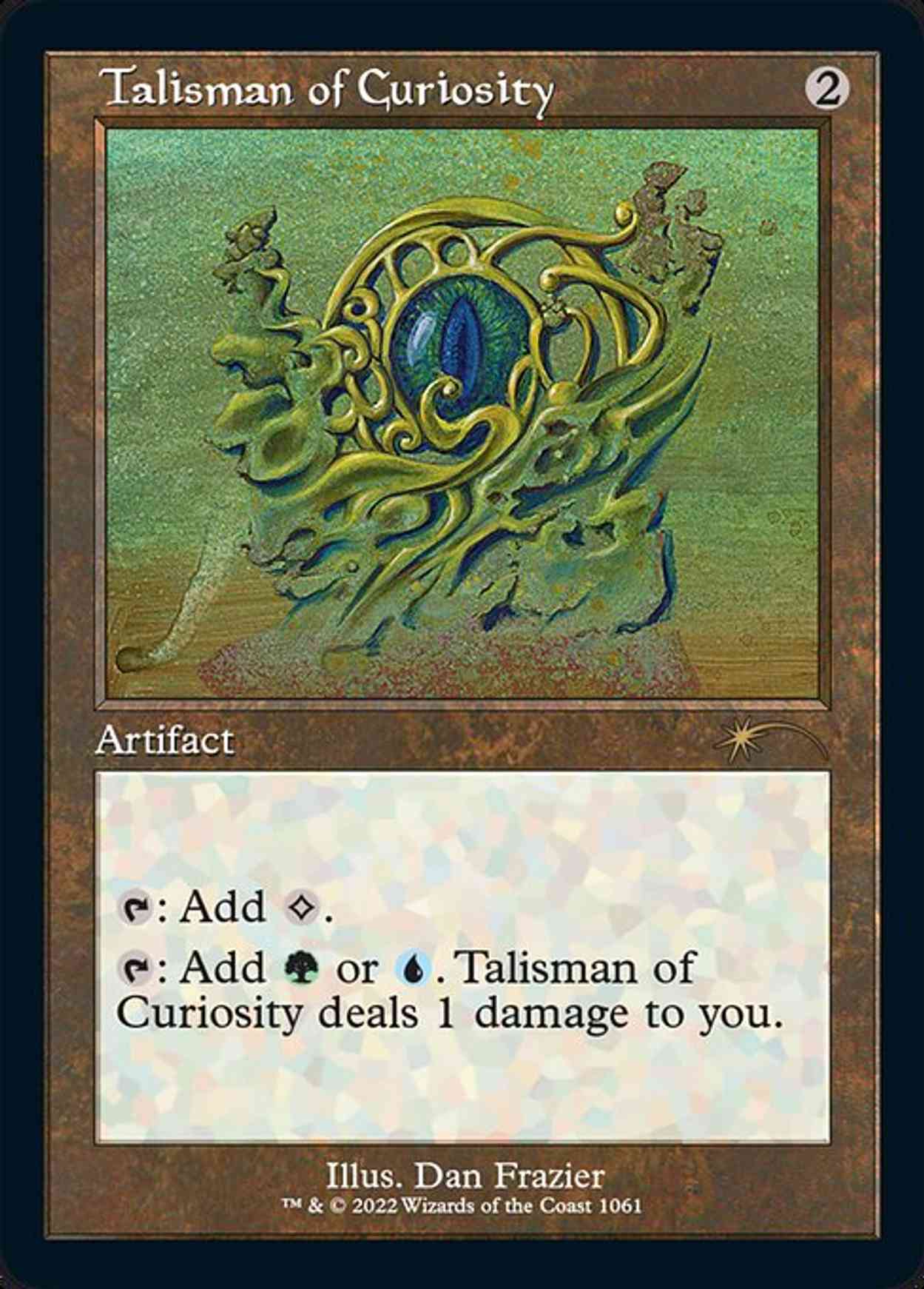 Talisman of Curiosity (Retro Frame) (Etched Foil) magic card front