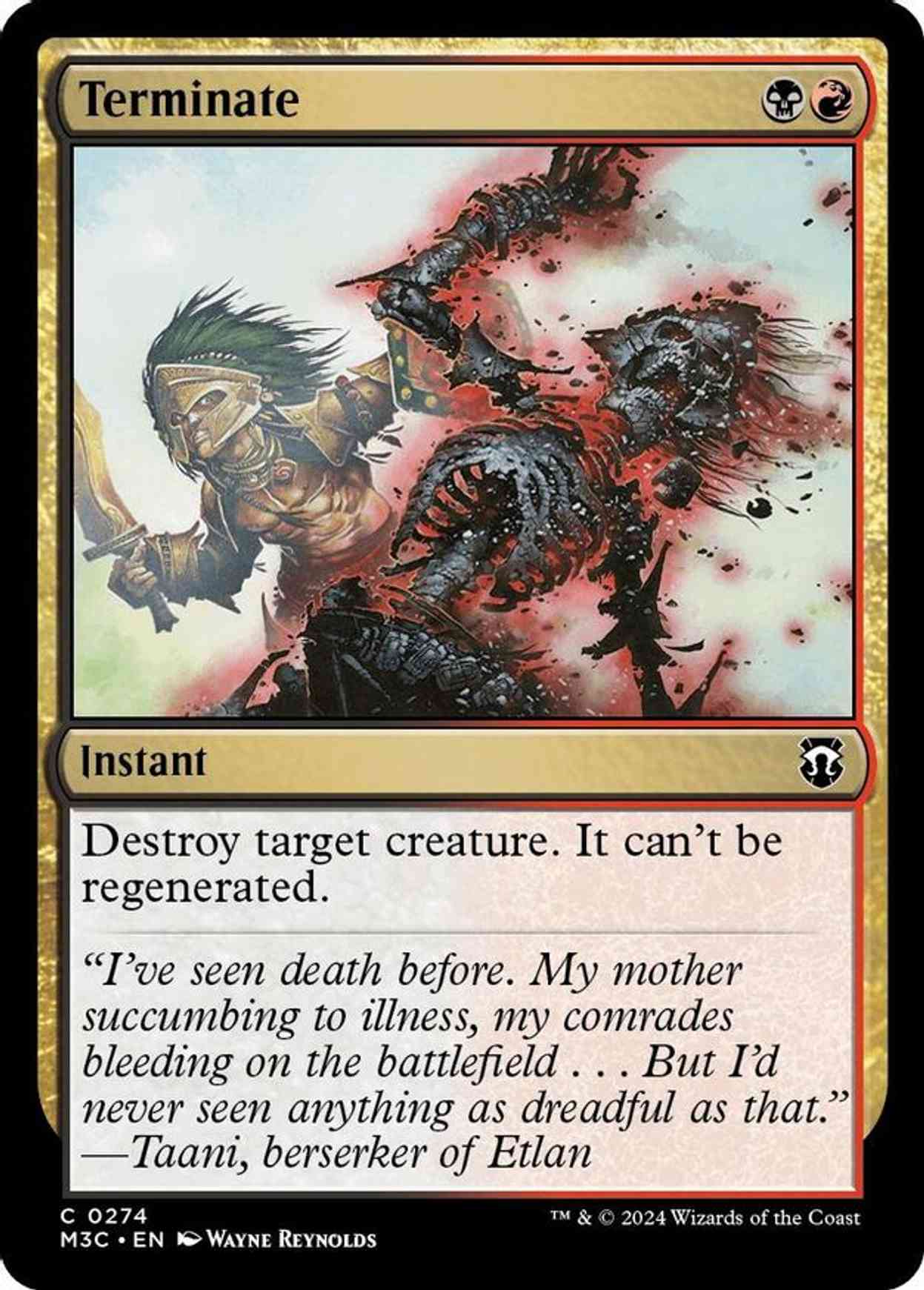 Terminate (Ripple Foil) magic card front