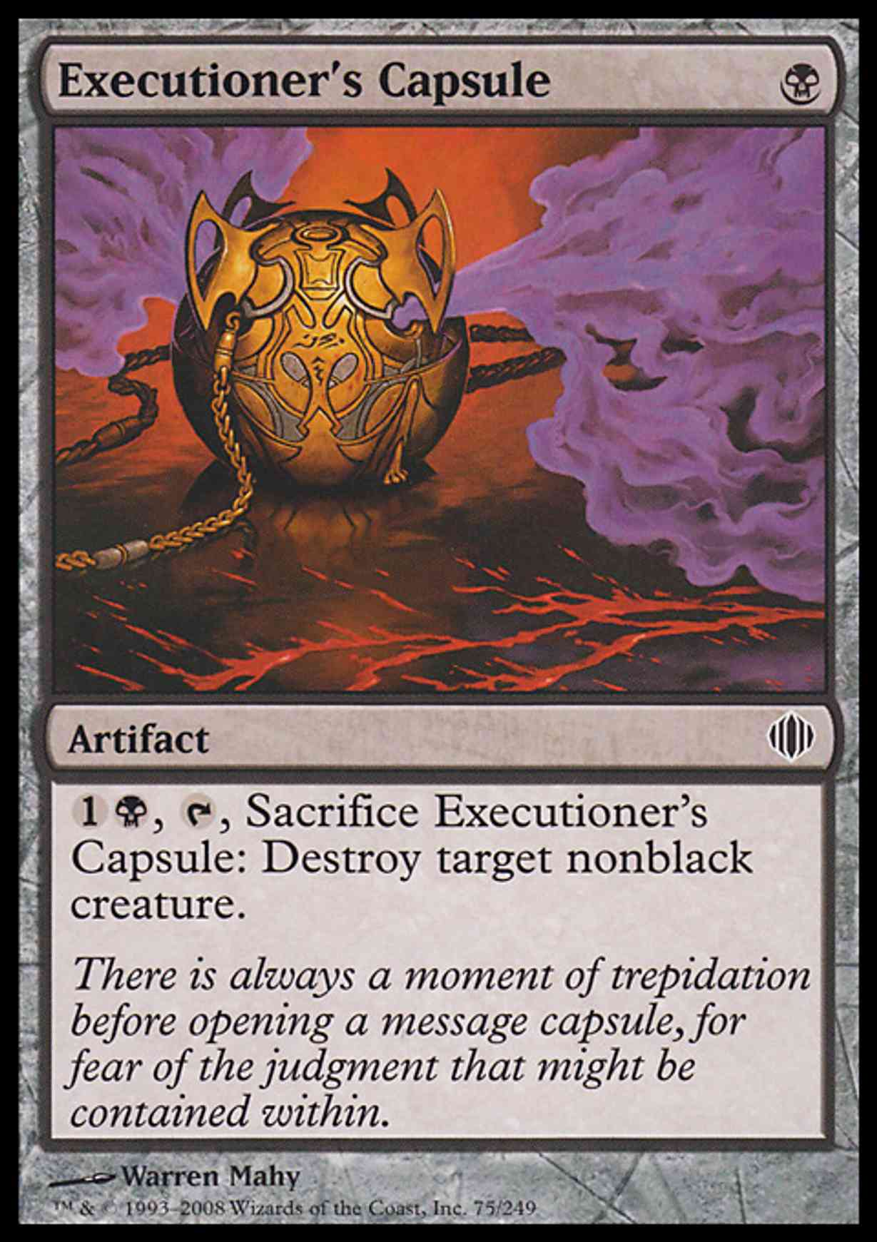 Executioner's Capsule magic card front