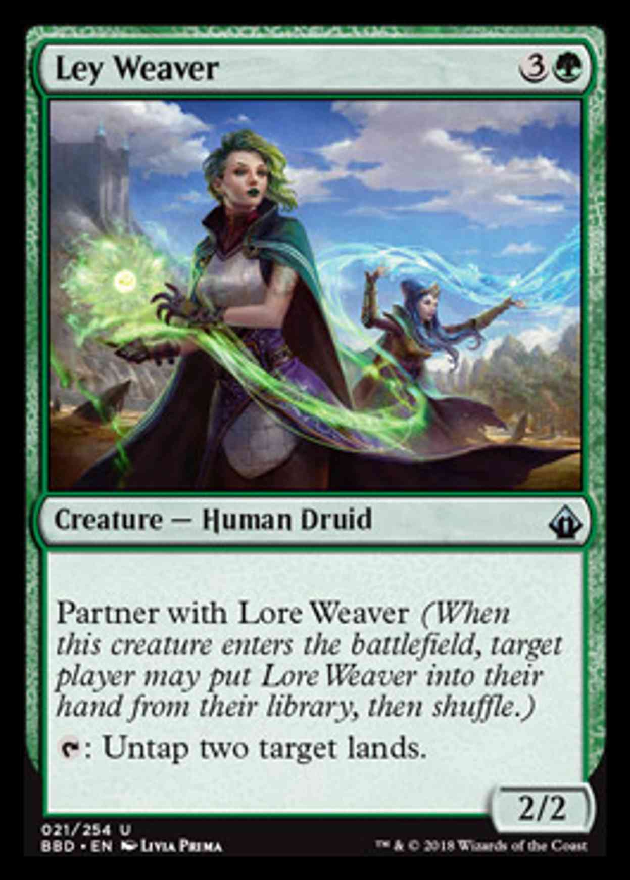 Ley Weaver magic card front