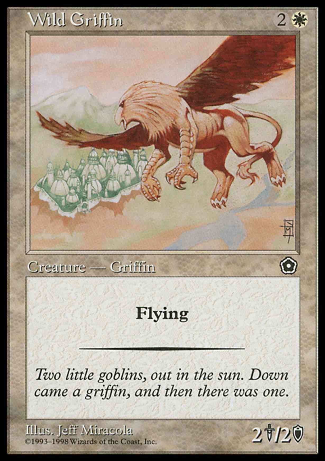 Wild Griffin magic card front