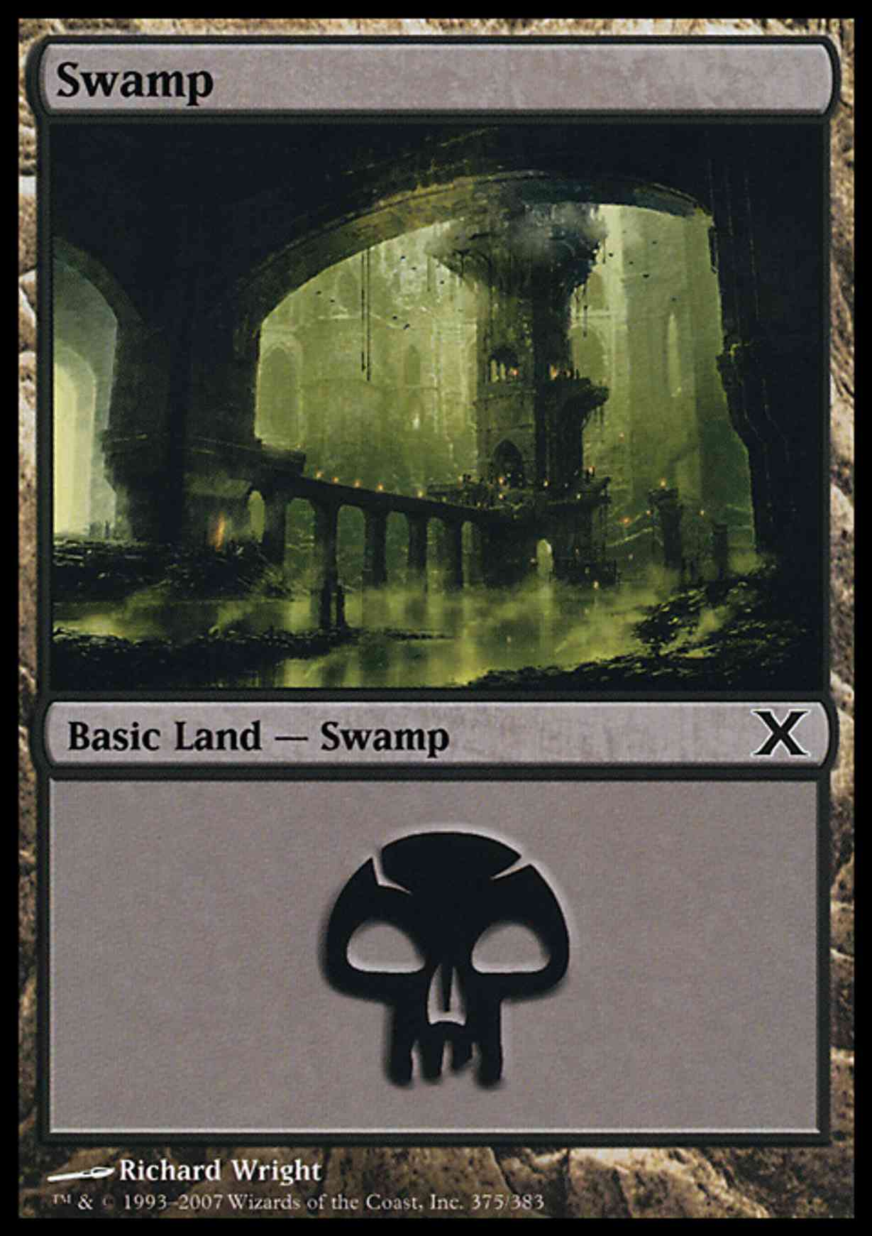 Swamp (375) magic card front