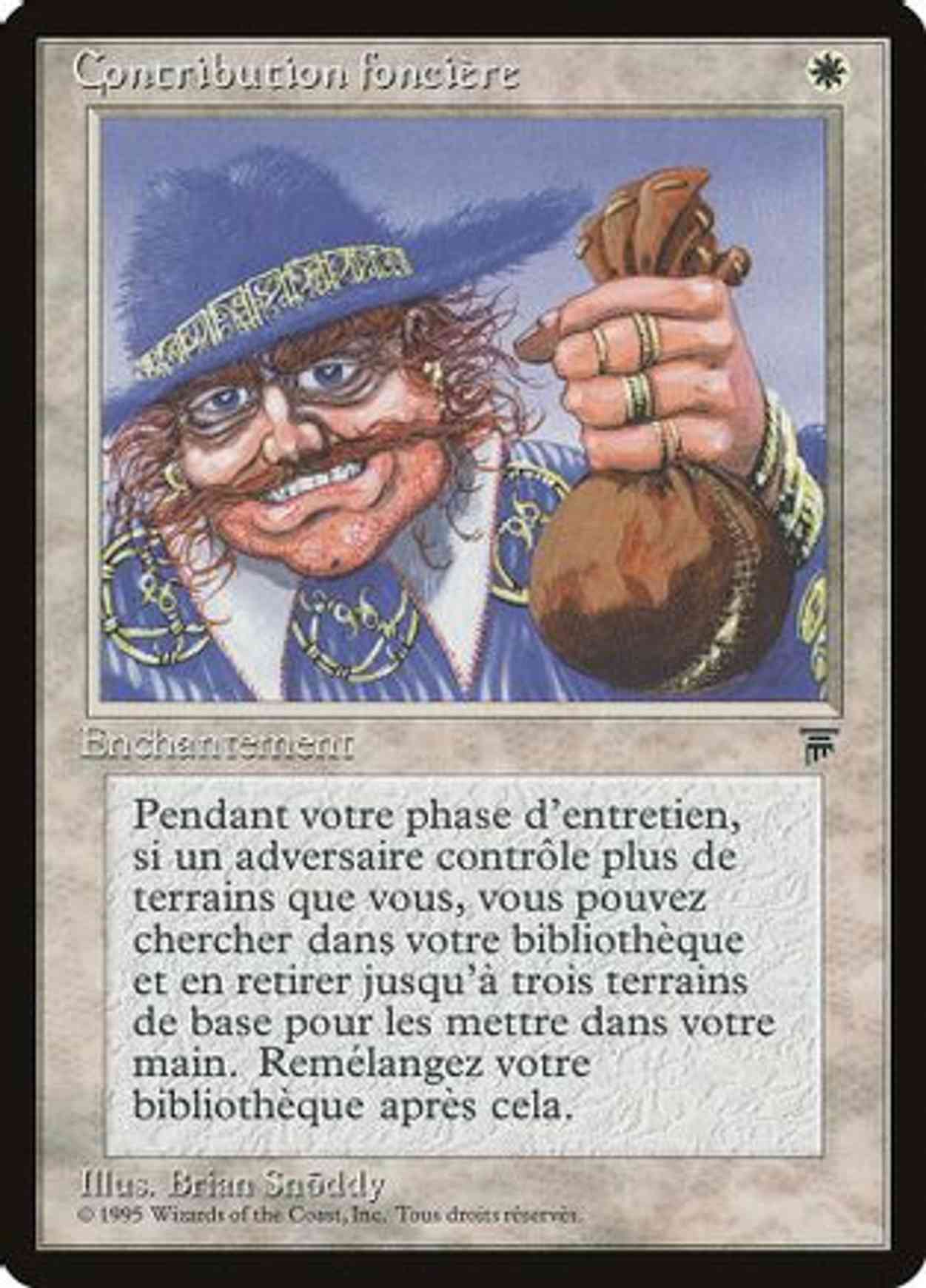Land Tax (French) - "Contribution fonciere" magic card front
