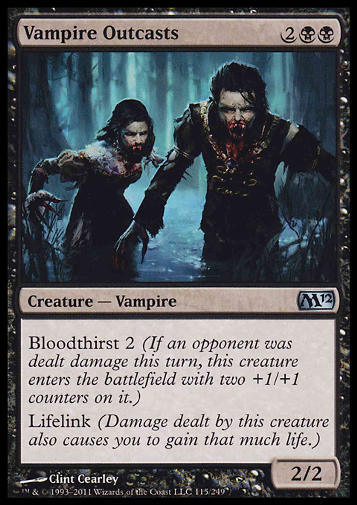 Vampire Outcasts magic card front