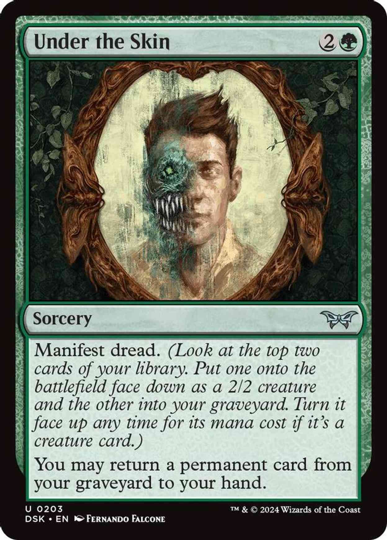 Under the Skin magic card front