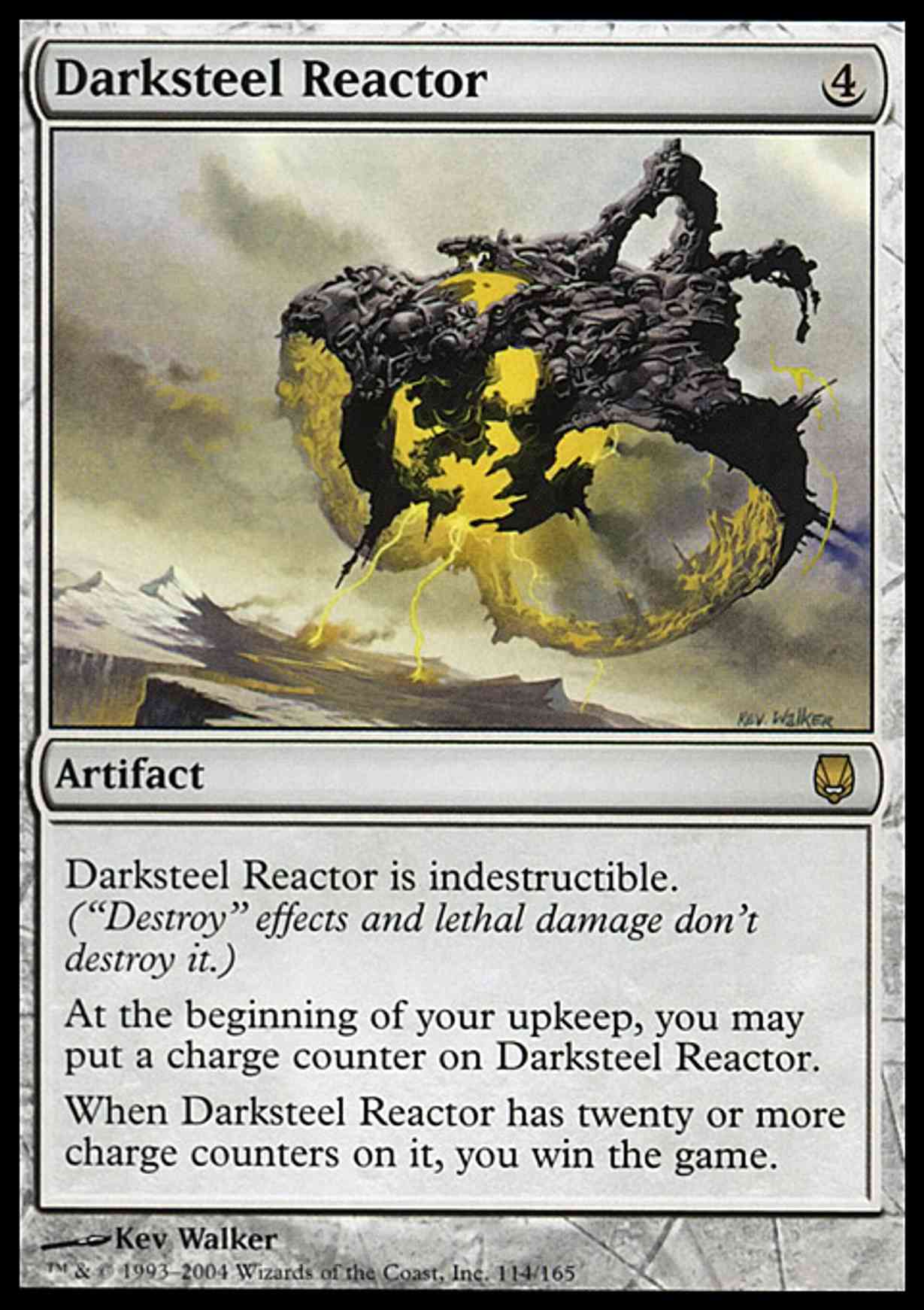 Darksteel Reactor magic card front