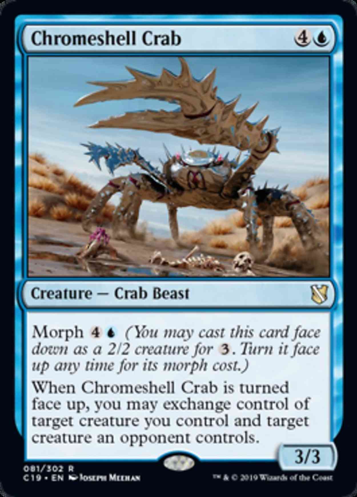 Chromeshell Crab magic card front