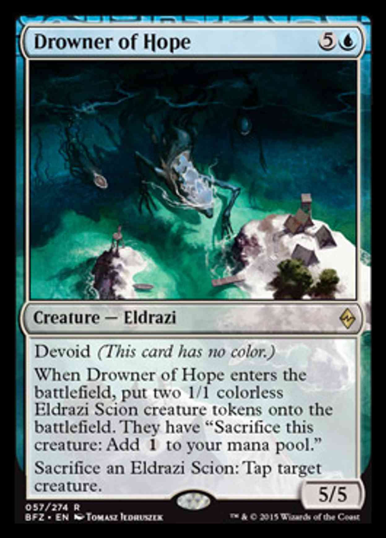 Drowner of Hope magic card front