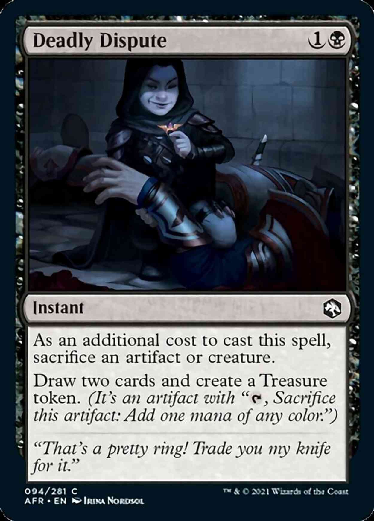 Deadly Dispute magic card front