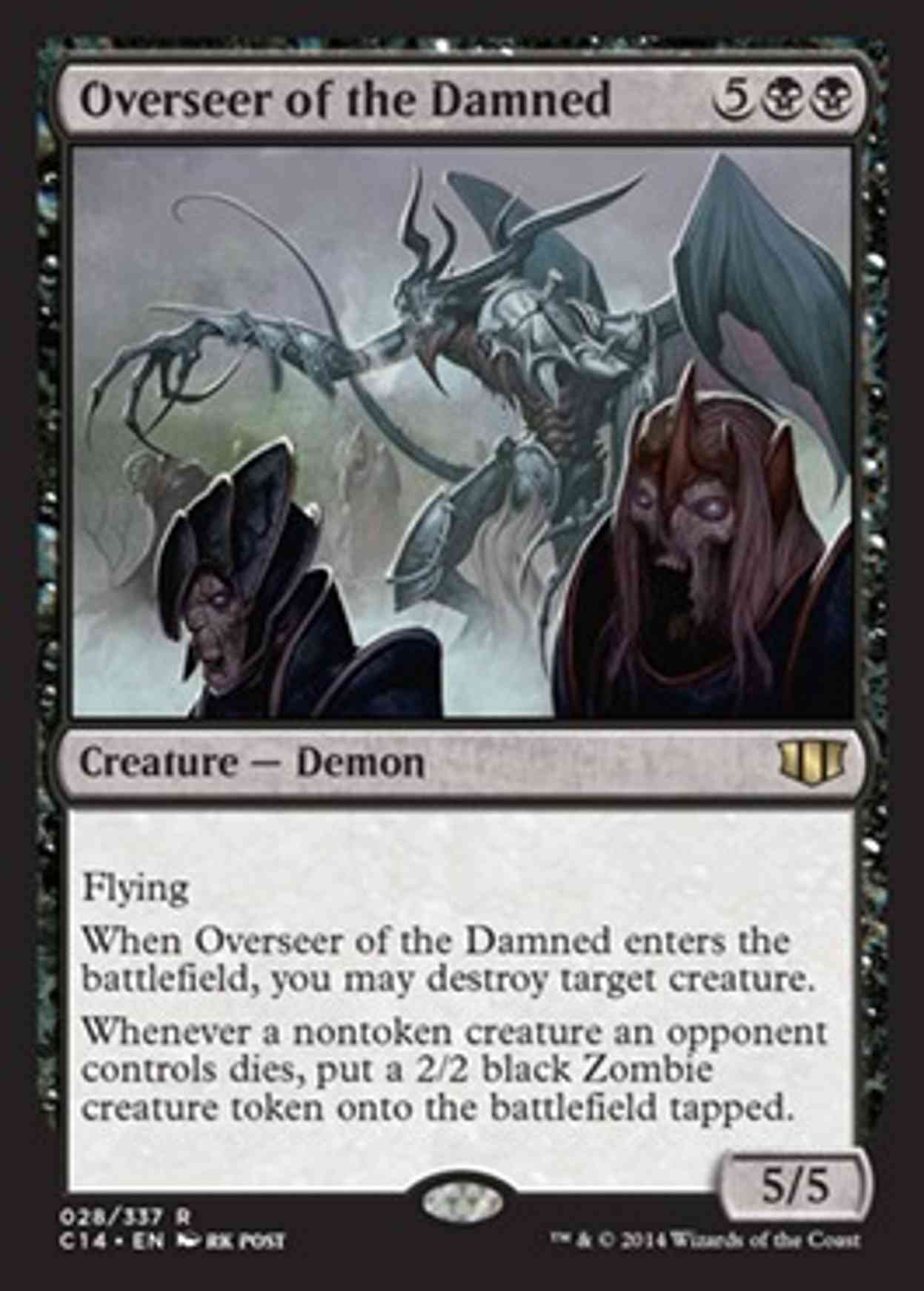 Overseer of the Damned magic card front
