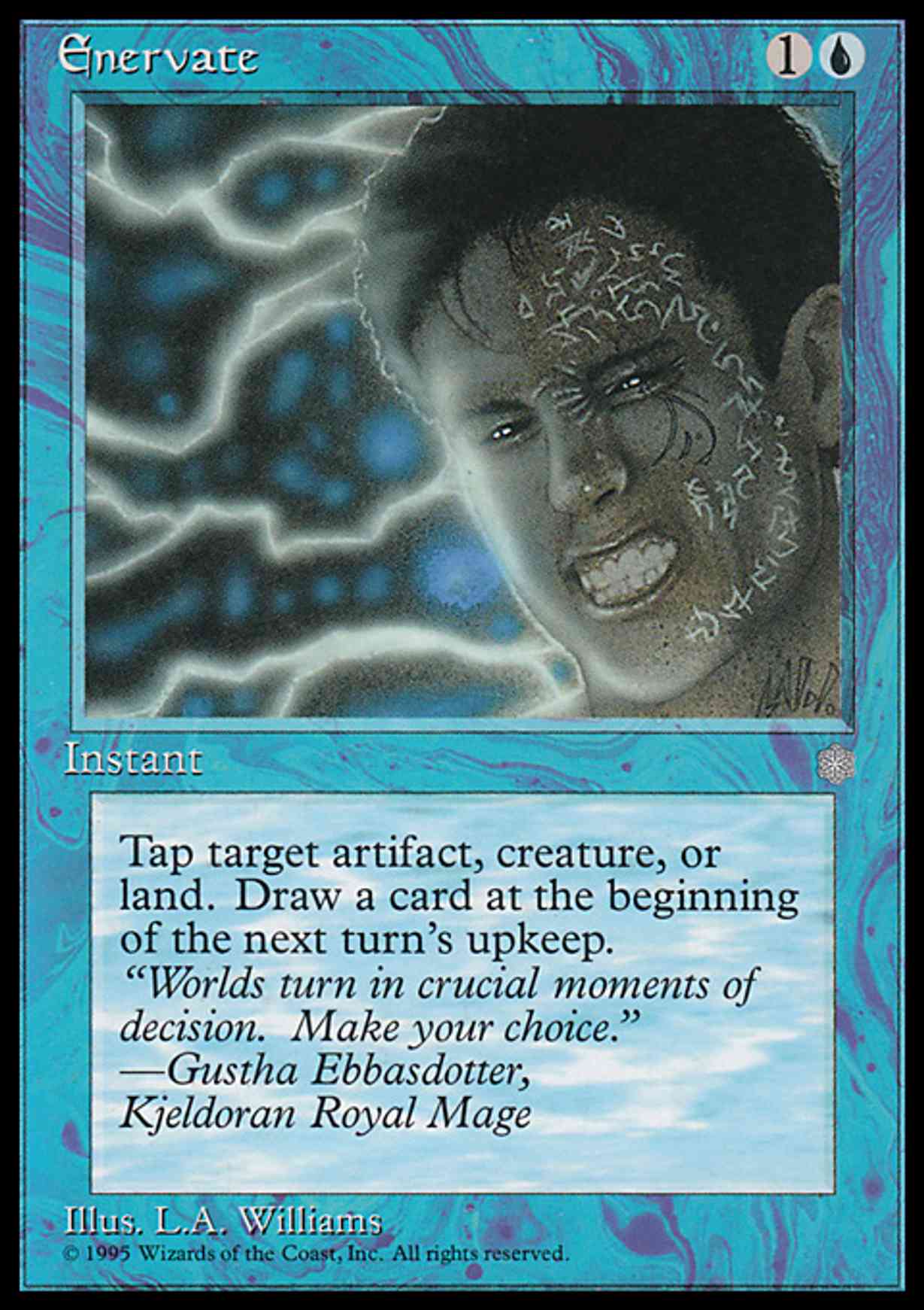 Enervate magic card front