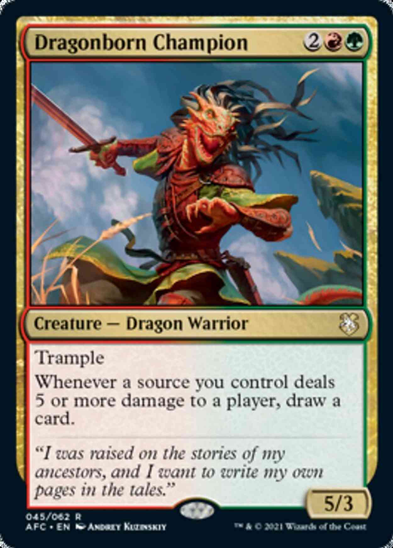 Dragonborn Champion magic card front