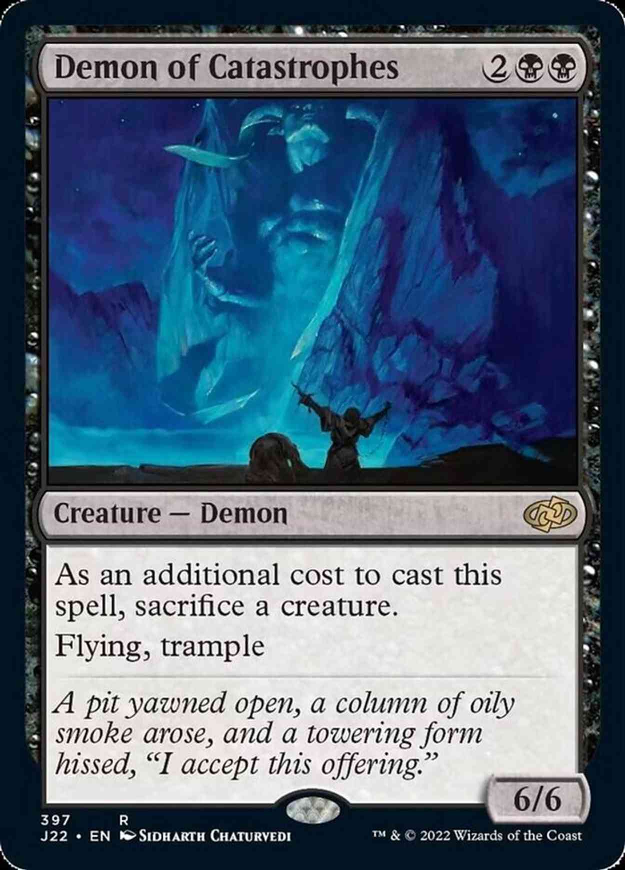 Demon of Catastrophes magic card front