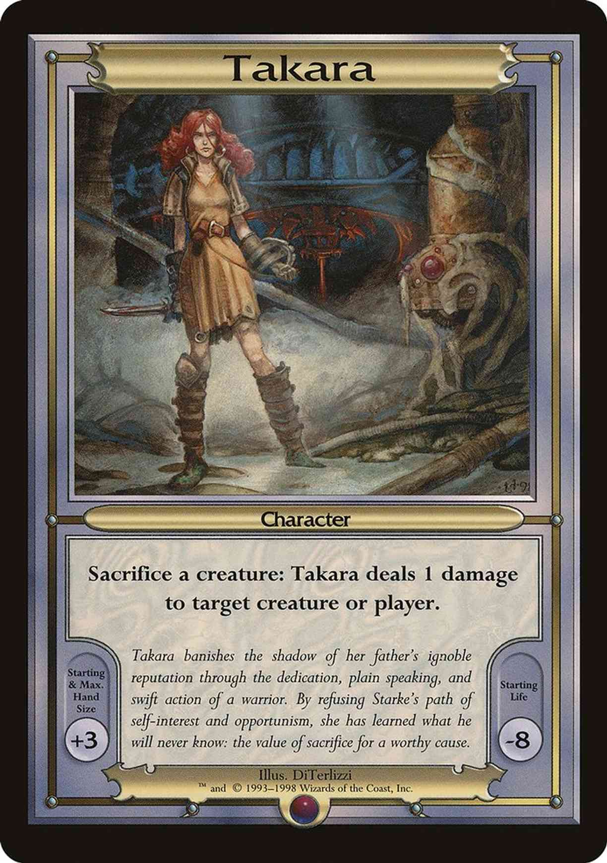 Takara (Oversize) magic card front
