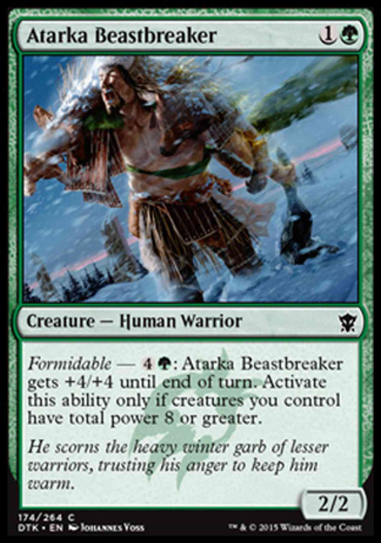 Atarka Beastbreaker magic card front