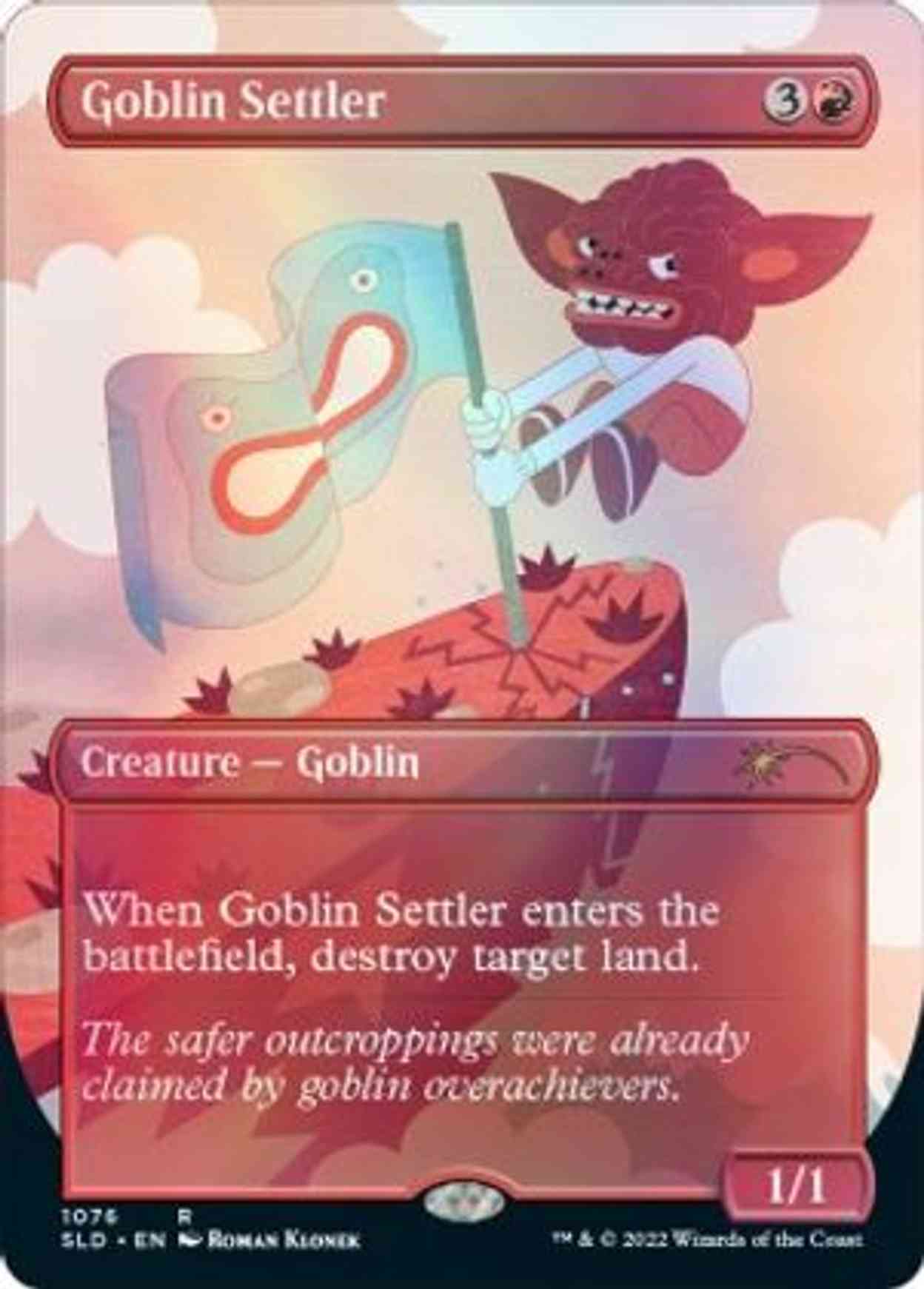 Goblin Settler magic card front