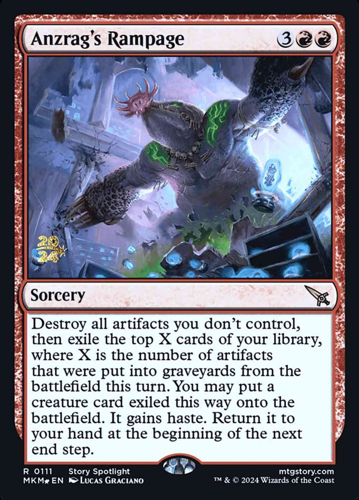 Anzrag's Rampage magic card front