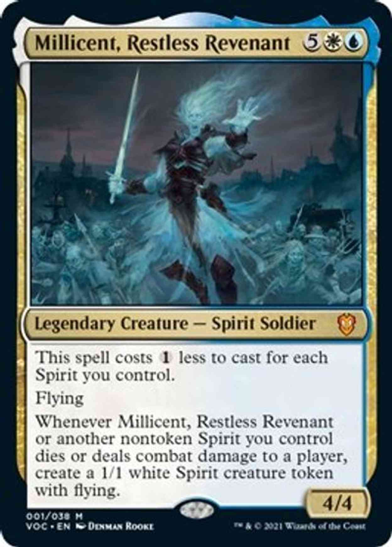 Millicent, Restless Revenant (Display Commander) - Thick Stock magic card front