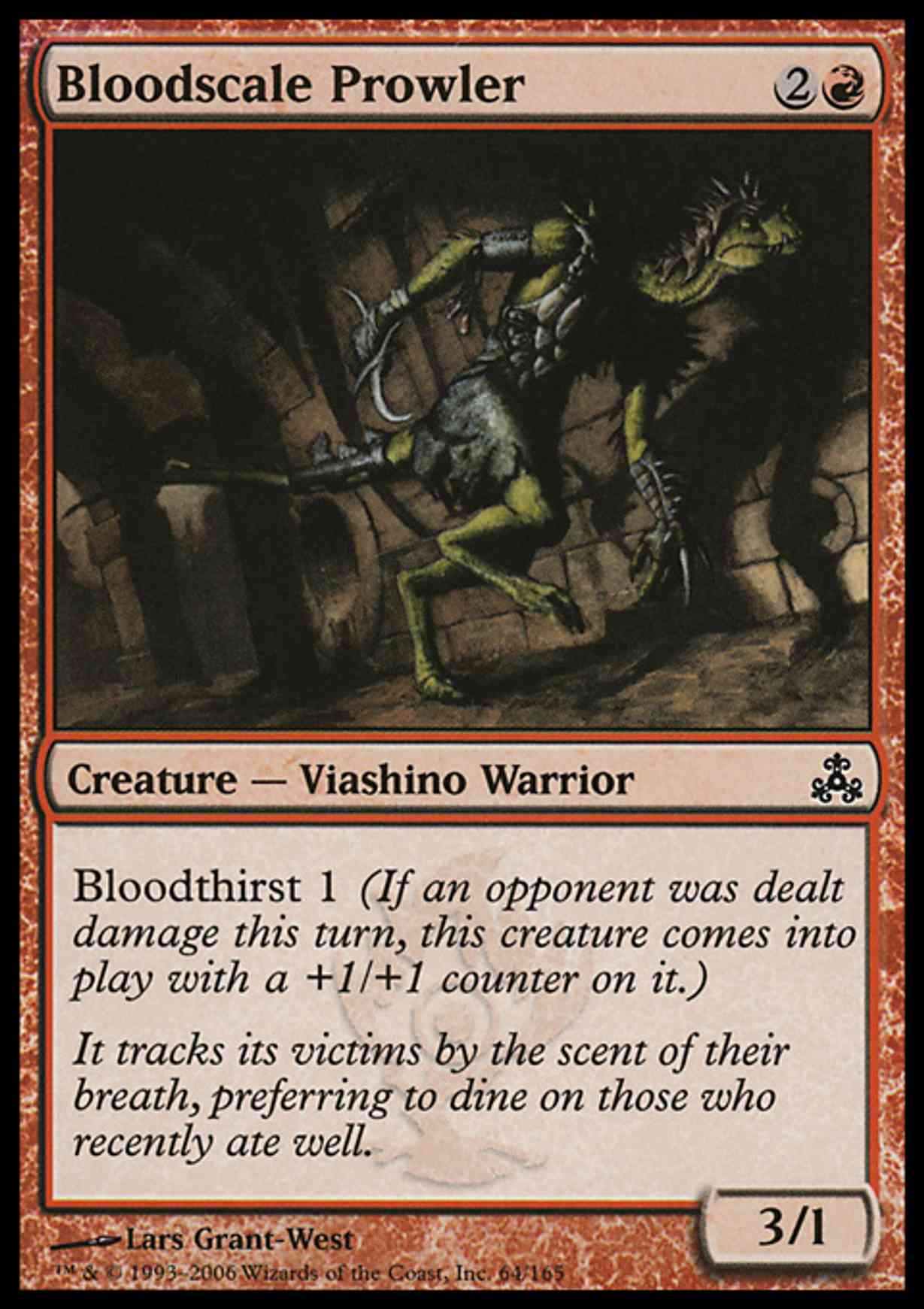 Bloodscale Prowler magic card front