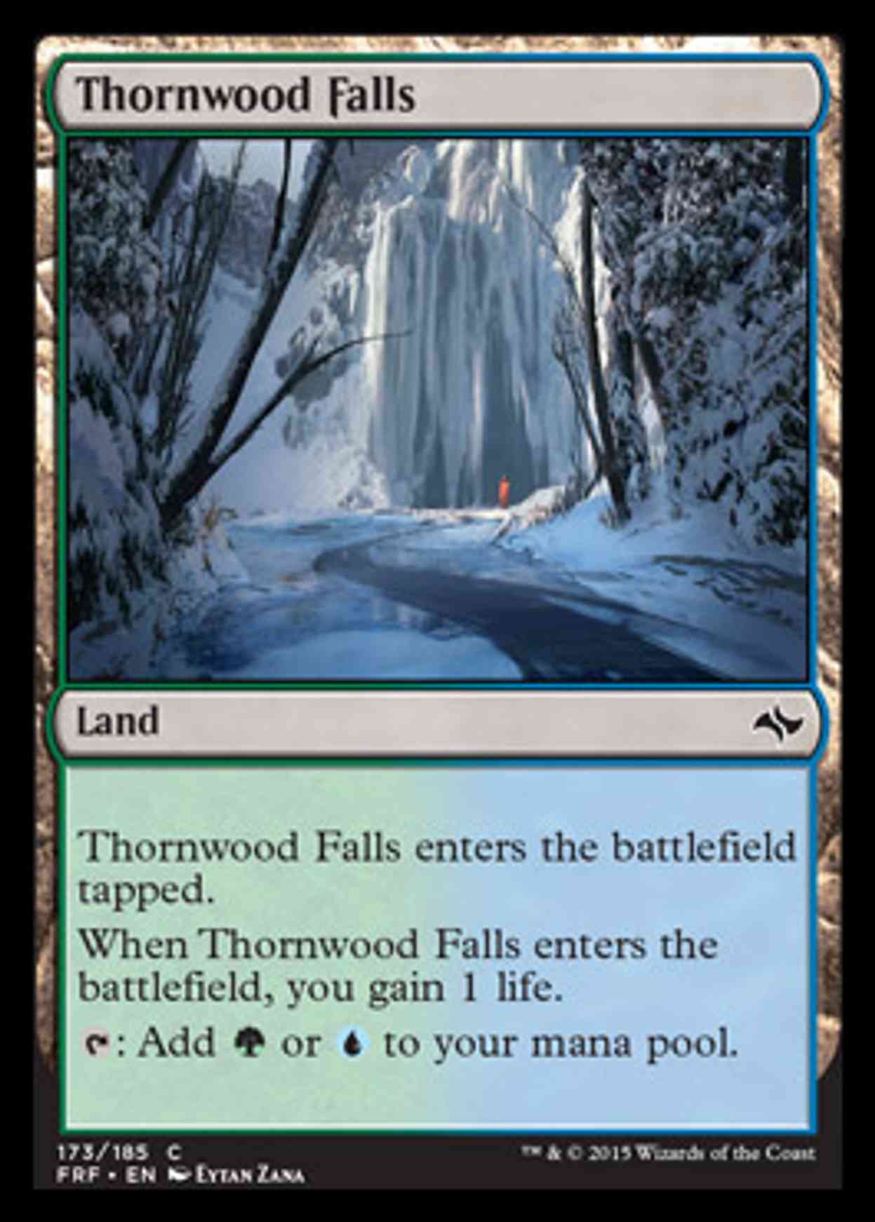 Thornwood Falls magic card front