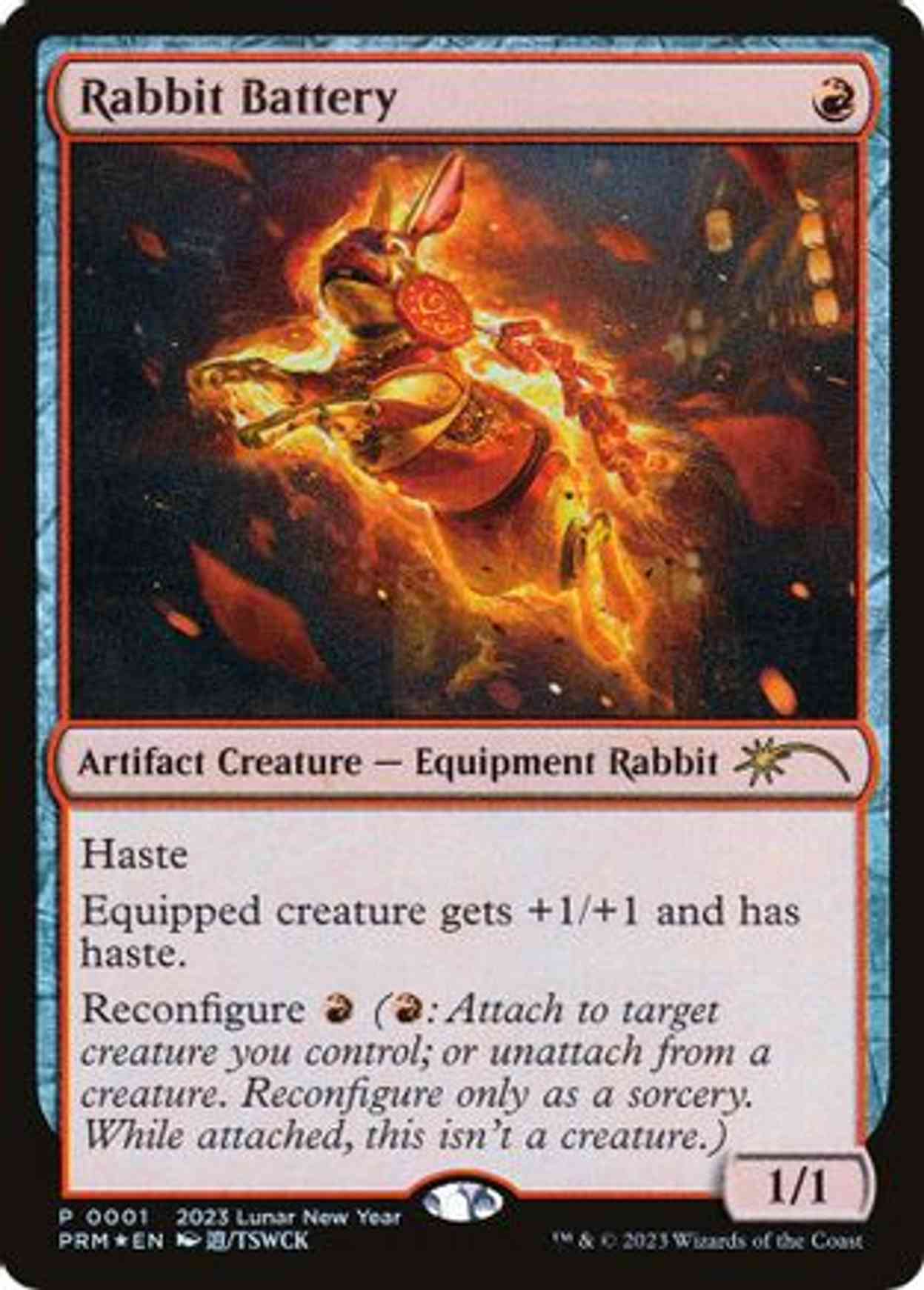 Rabbit Battery (Year of the Rabbit 2023) magic card front