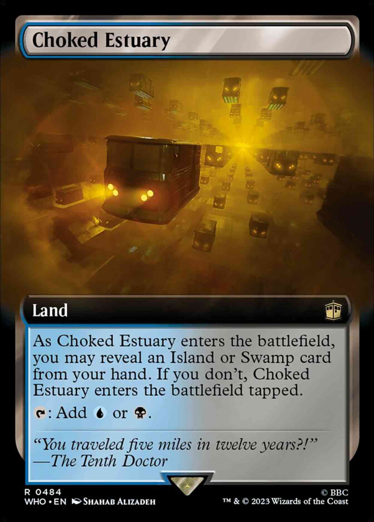 Choked Estuary (Extended Art) magic card front