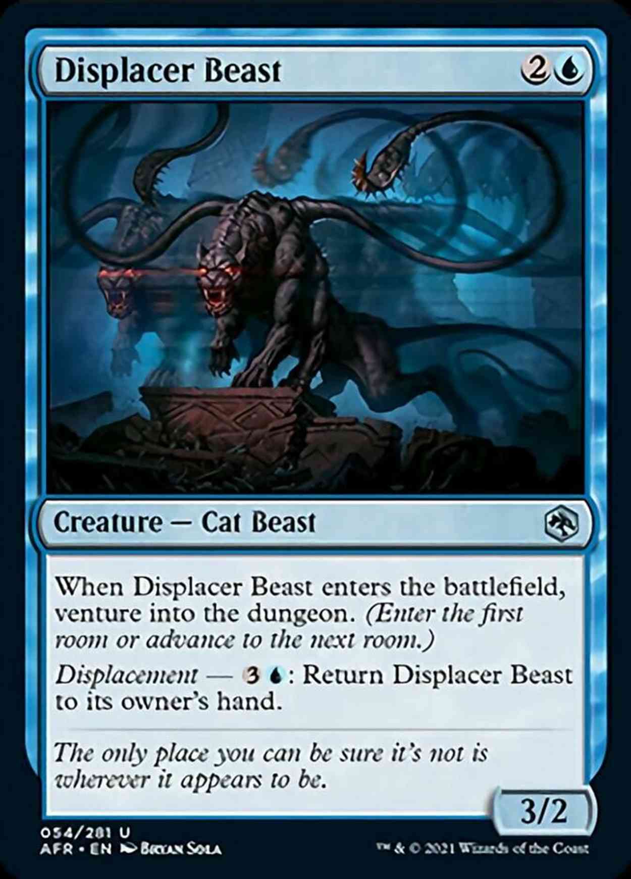 Displacer Beast magic card front
