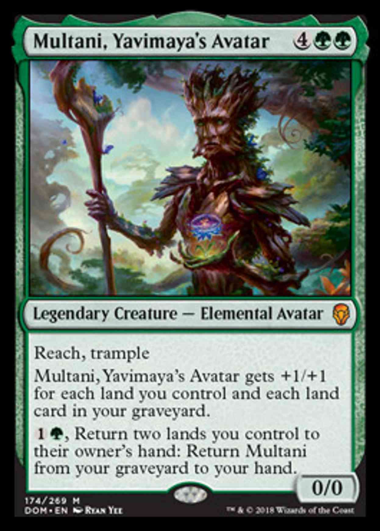 Multani, Yavimaya's Avatar magic card front