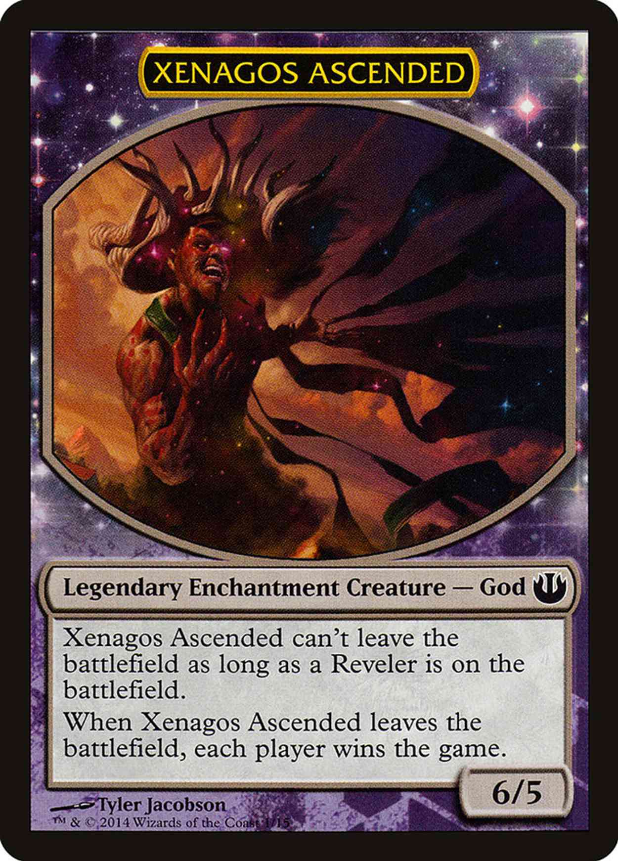 Xenagos Ascended magic card front