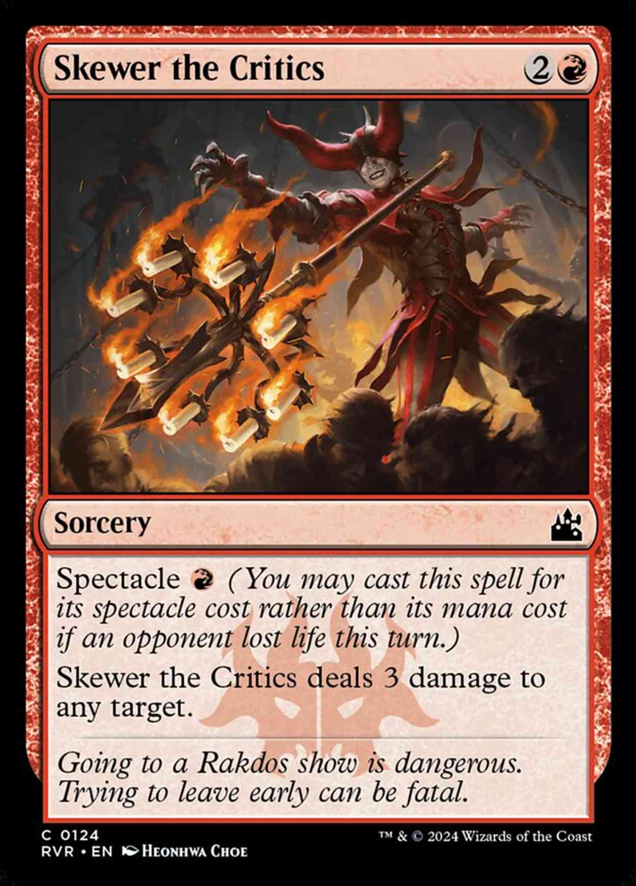 Skewer the Critics magic card front