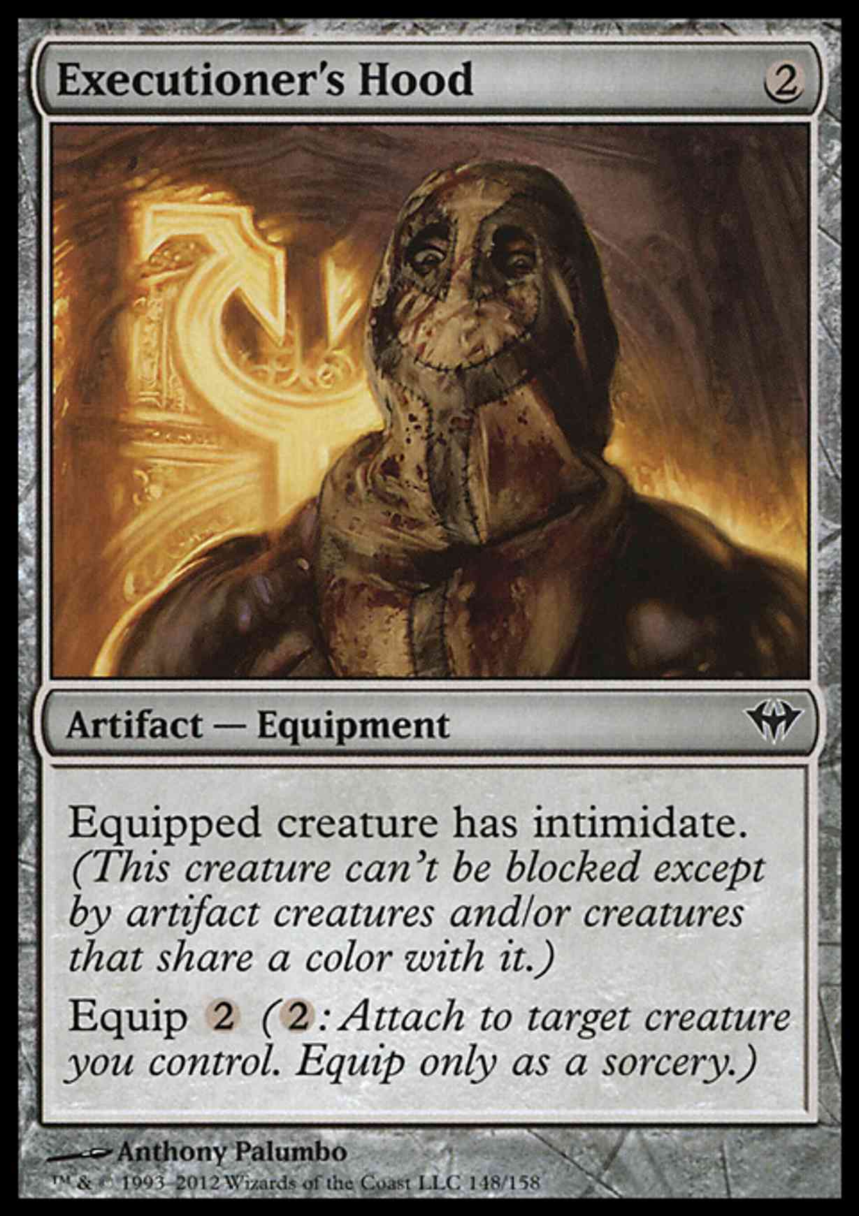Executioner's Hood magic card front
