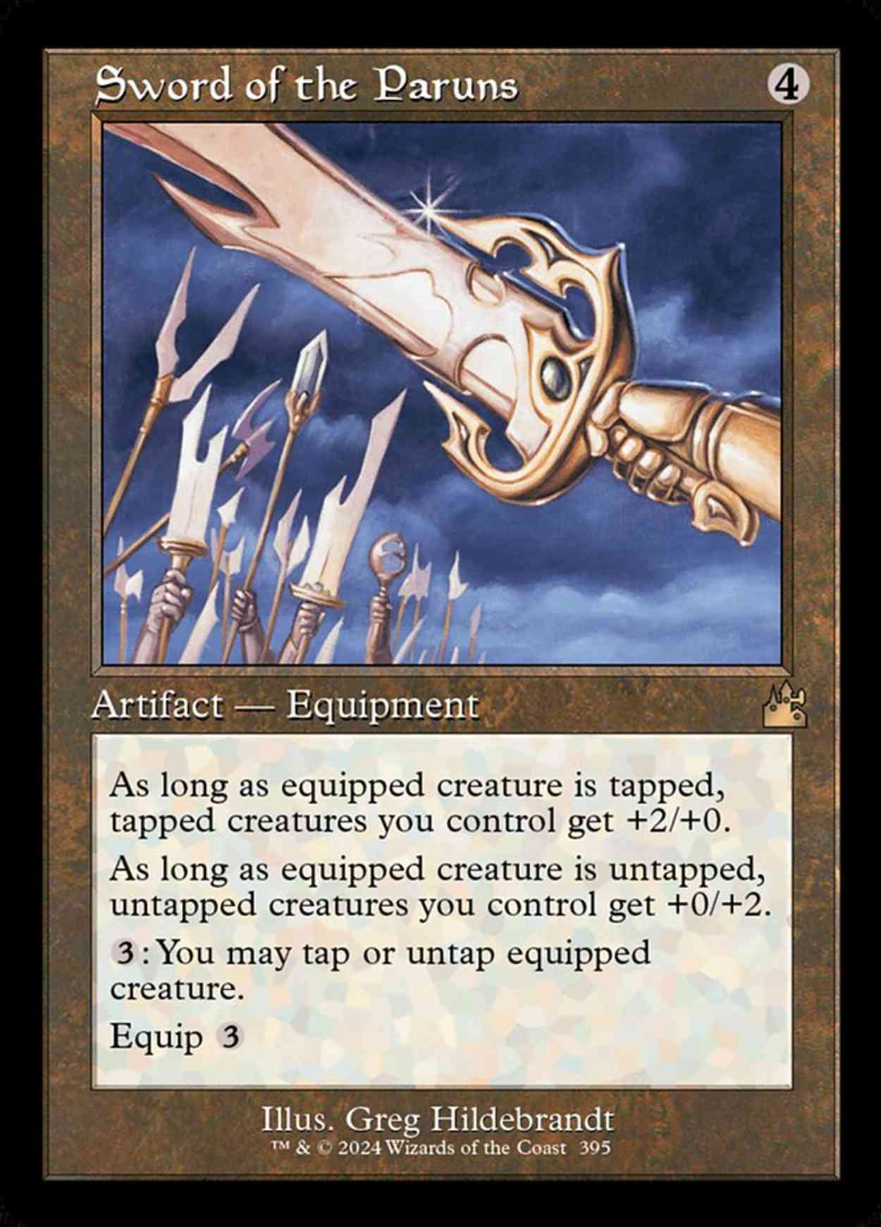 Sword of the Paruns (Retro Frame) magic card front