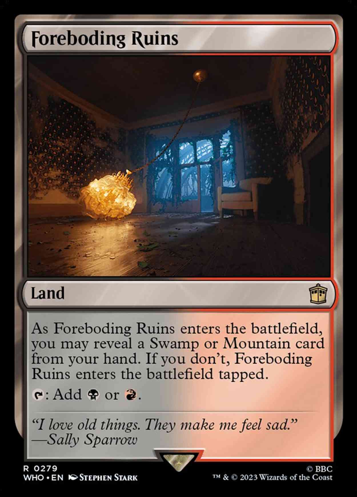 Foreboding Ruins magic card front