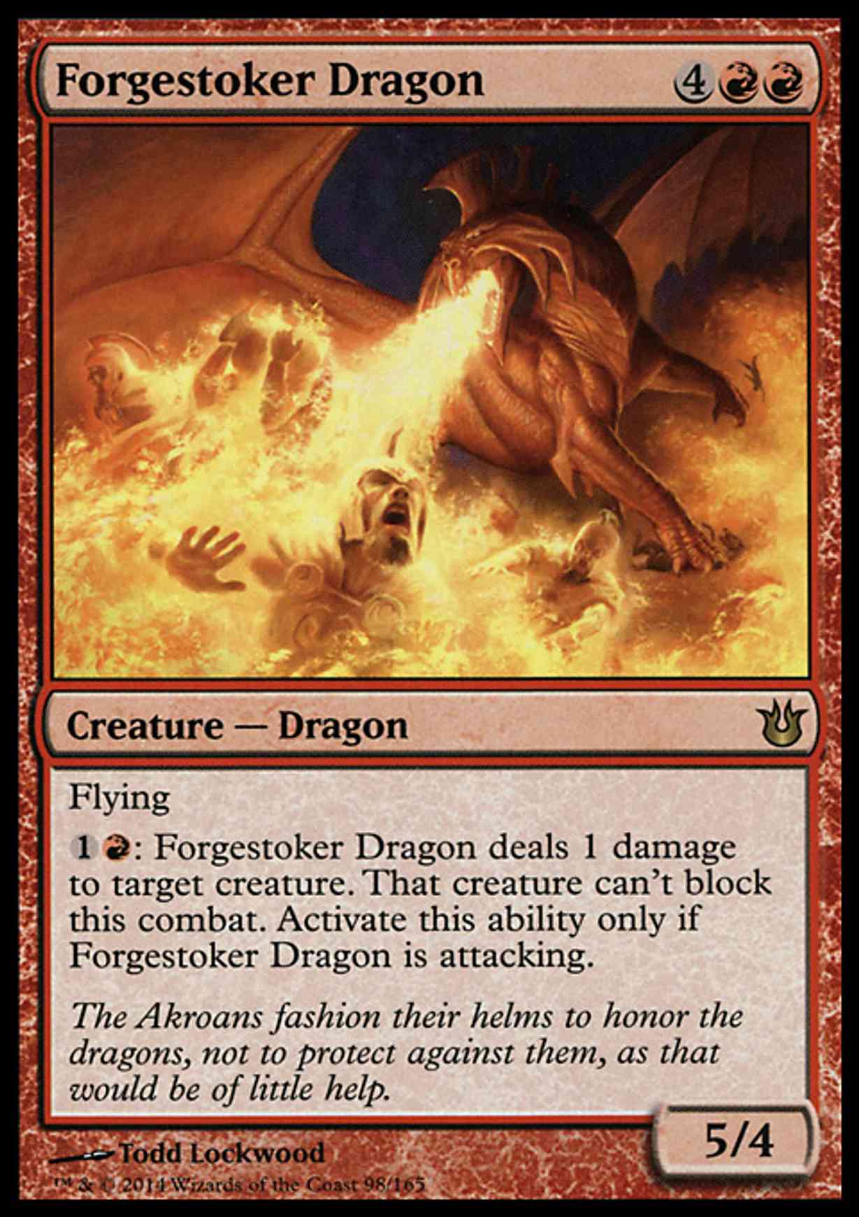 Forgestoker Dragon magic card front