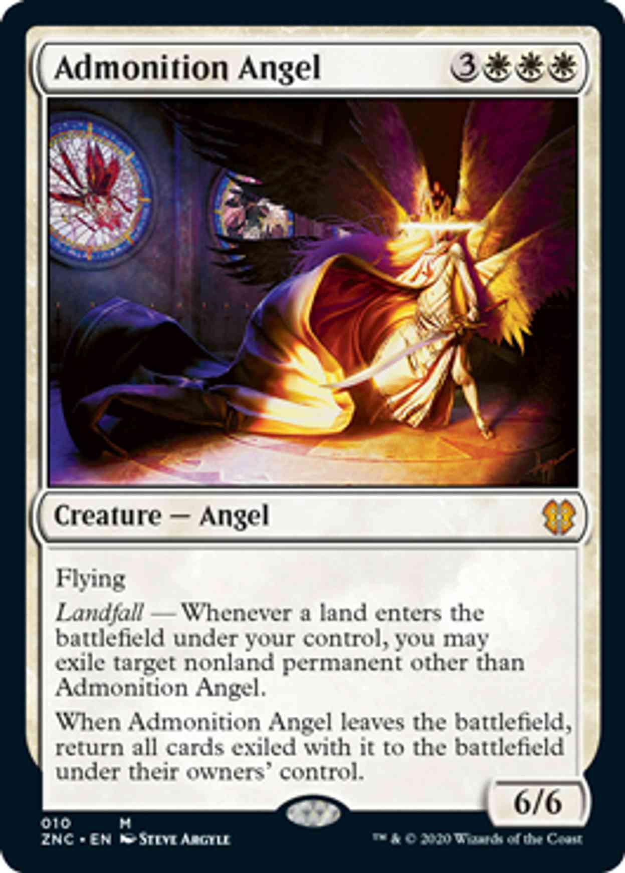 Admonition Angel magic card front