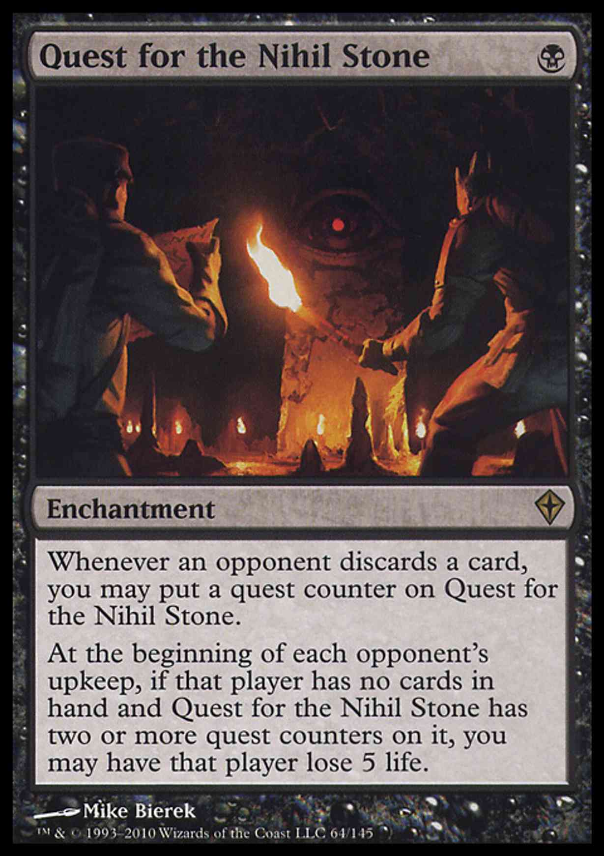Quest for the Nihil Stone magic card front