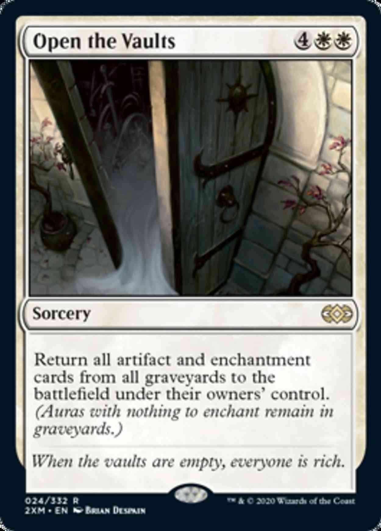 Open the Vaults magic card front