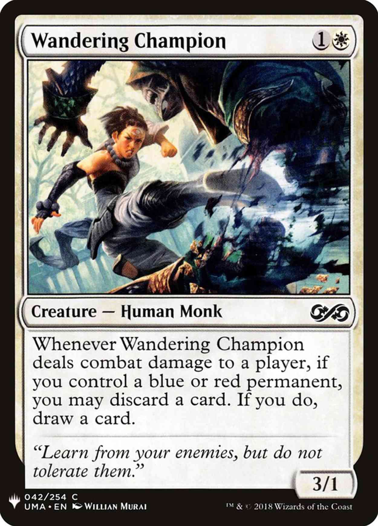 Wandering Champion magic card front