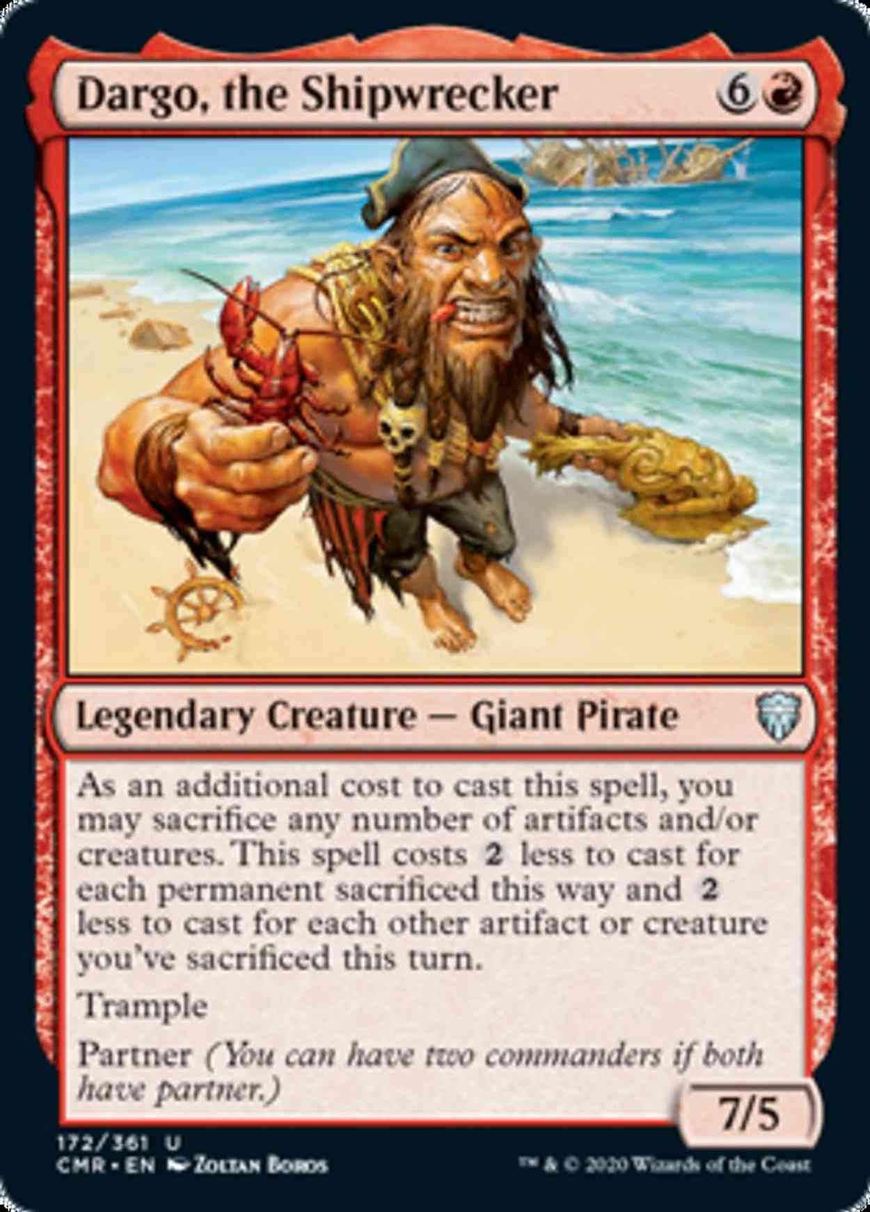Dargo, the Shipwrecker magic card front