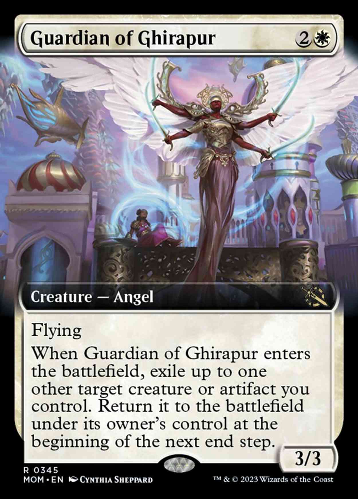 Guardian of Ghirapur (Extended Art) magic card front