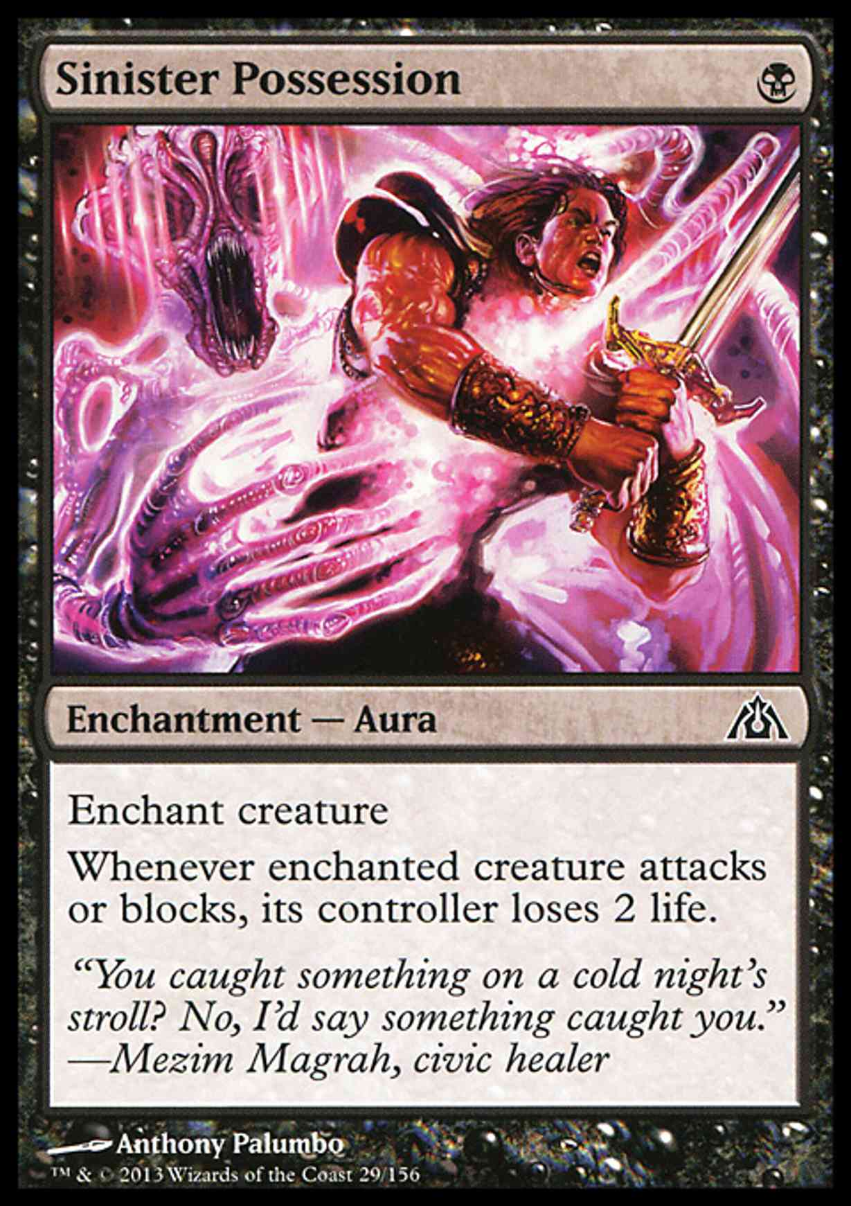 Sinister Possession magic card front