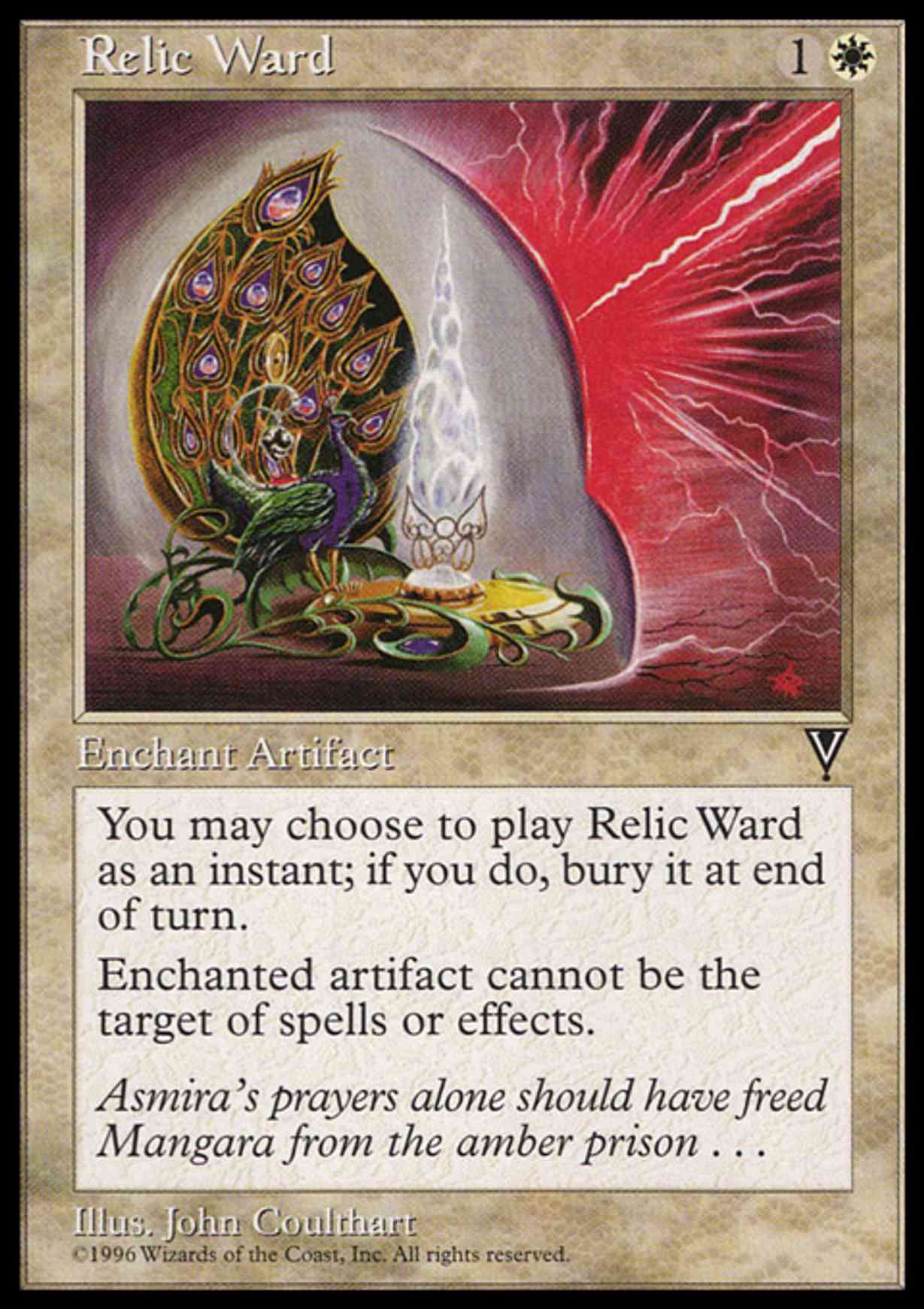 Relic Ward magic card front