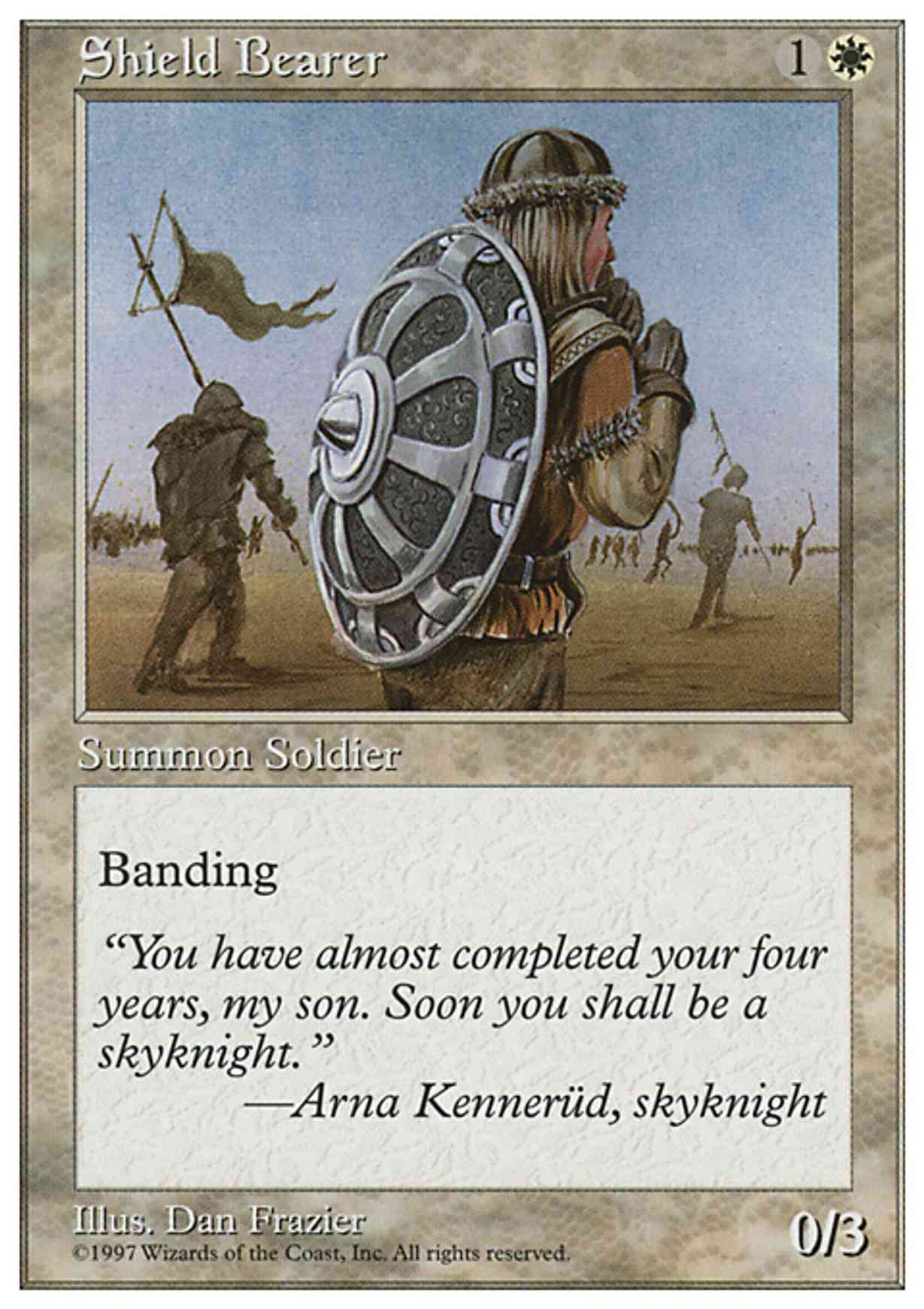 Shield Bearer magic card front