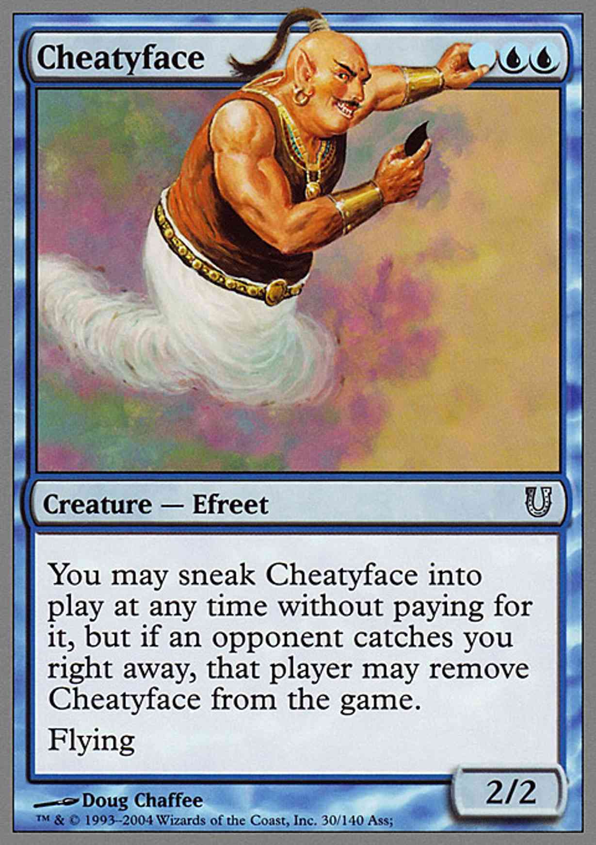 Cheatyface magic card front