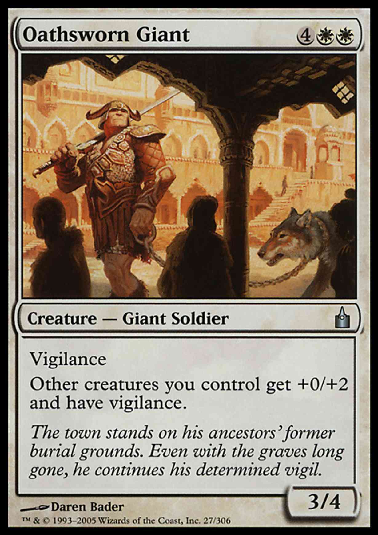 Oathsworn Giant magic card front