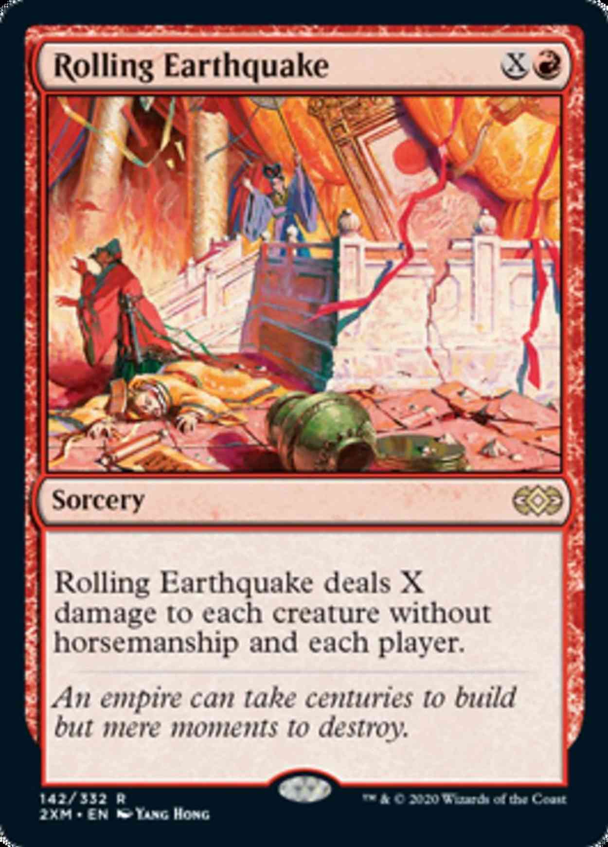 Rolling Earthquake magic card front