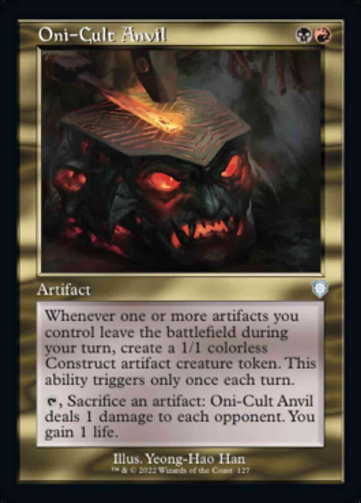 Oni-Cult Anvil magic card front