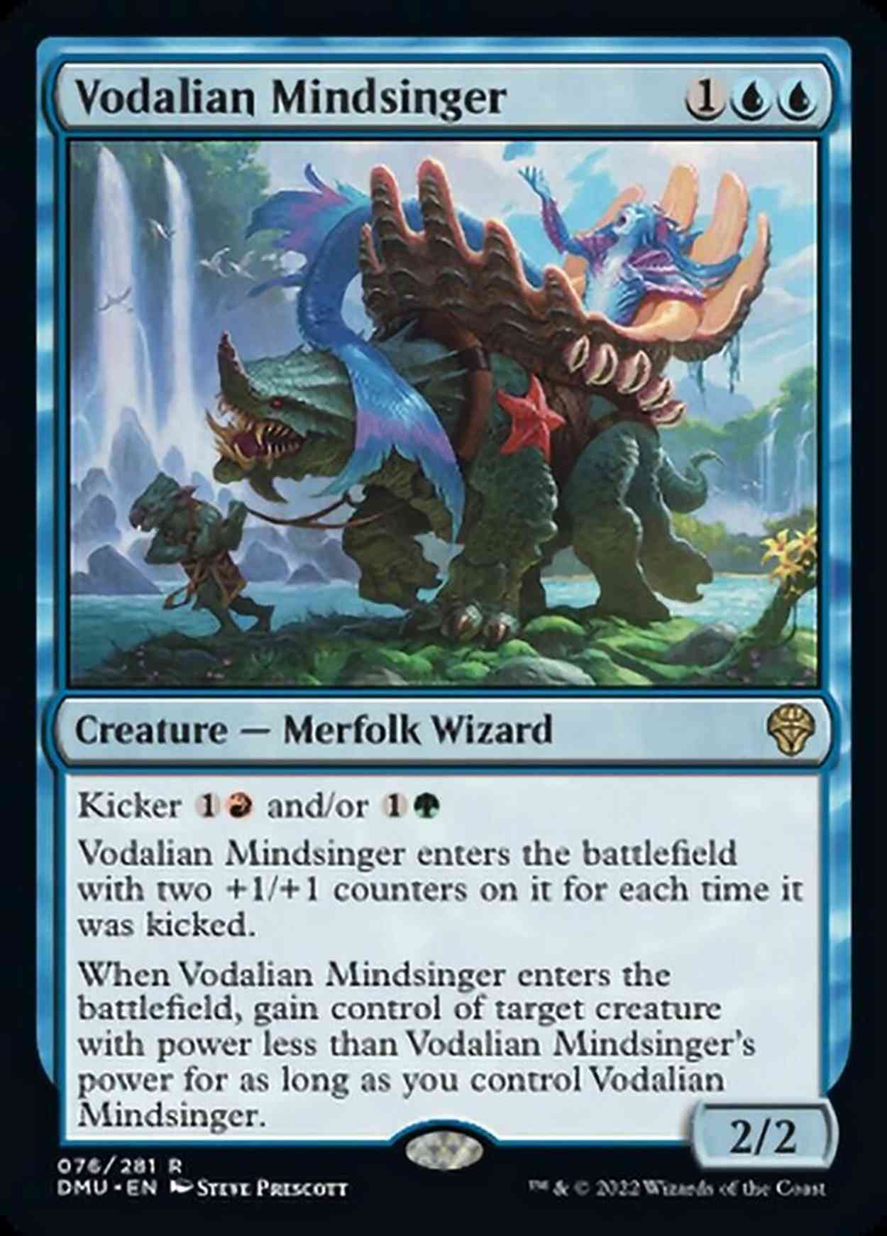 Vodalian Mindsinger magic card front