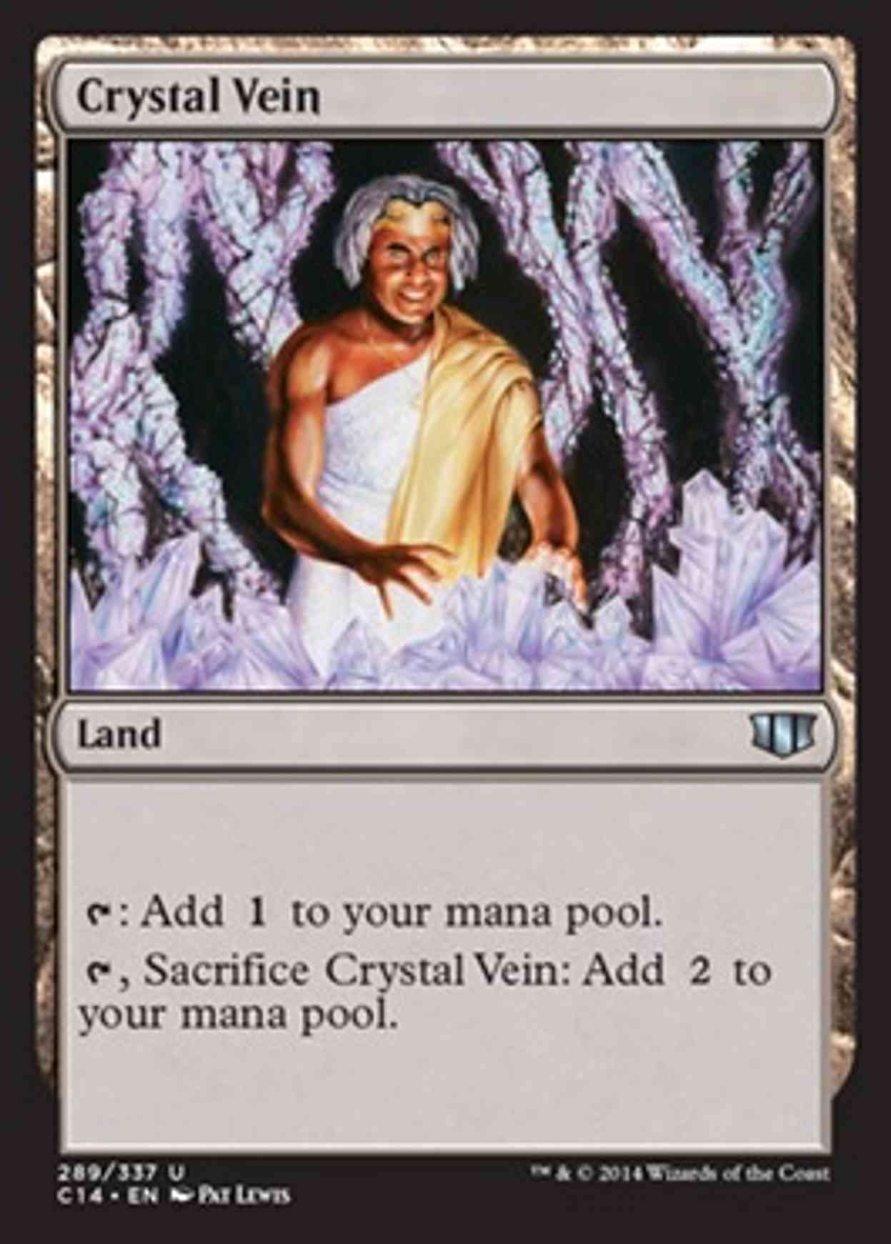 Crystal Vein magic card front